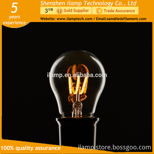 Service Supremacy Curved PS160 Amber E27 E14 G45 Led Filament Bulb 1800K 6500K